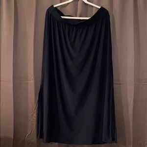 Black skirt Slit on both sides